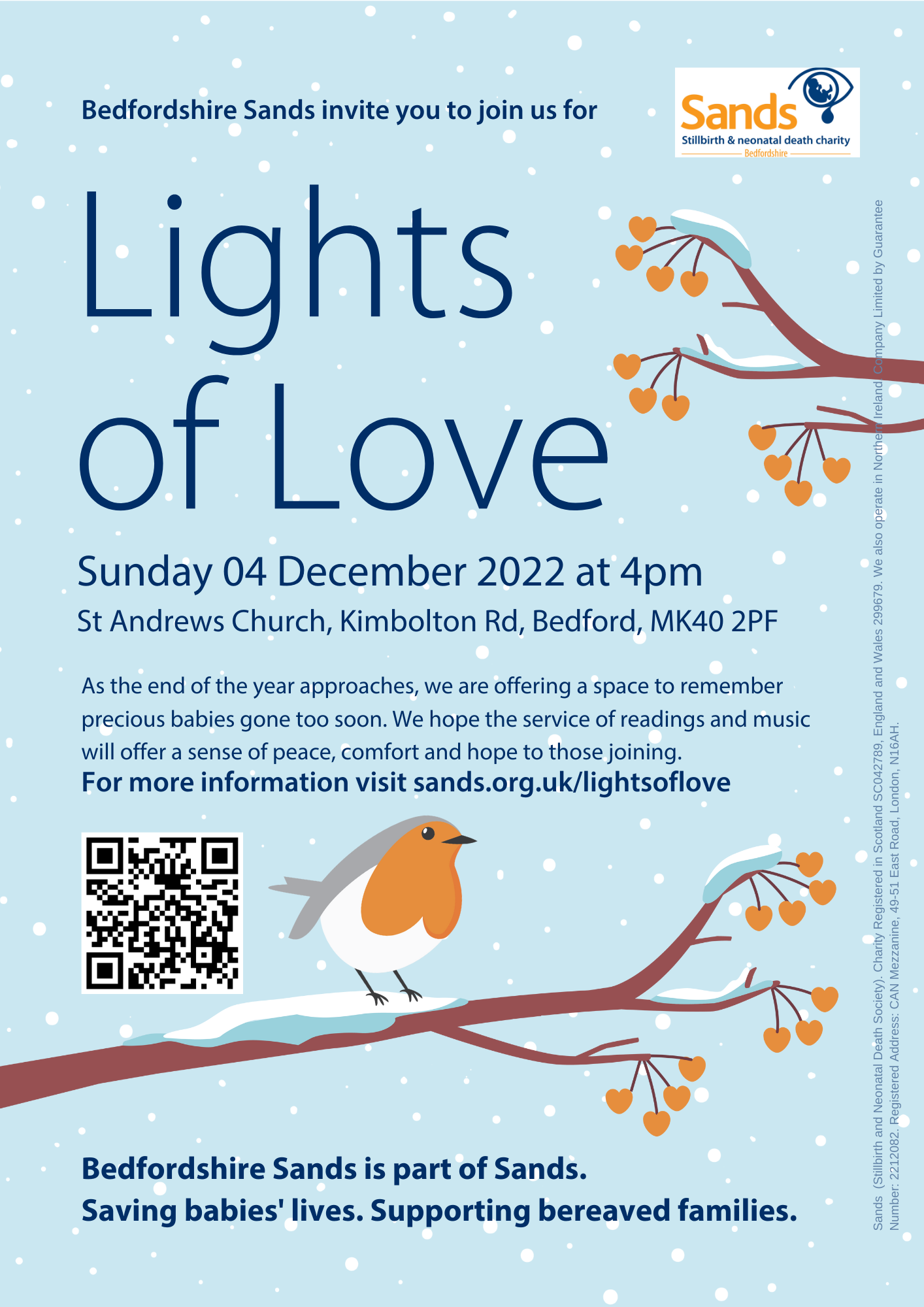 Bedfordshire Sands Lights of Love Remembrance Service Bedfordshire Sands Lights of Love Remembrance Service