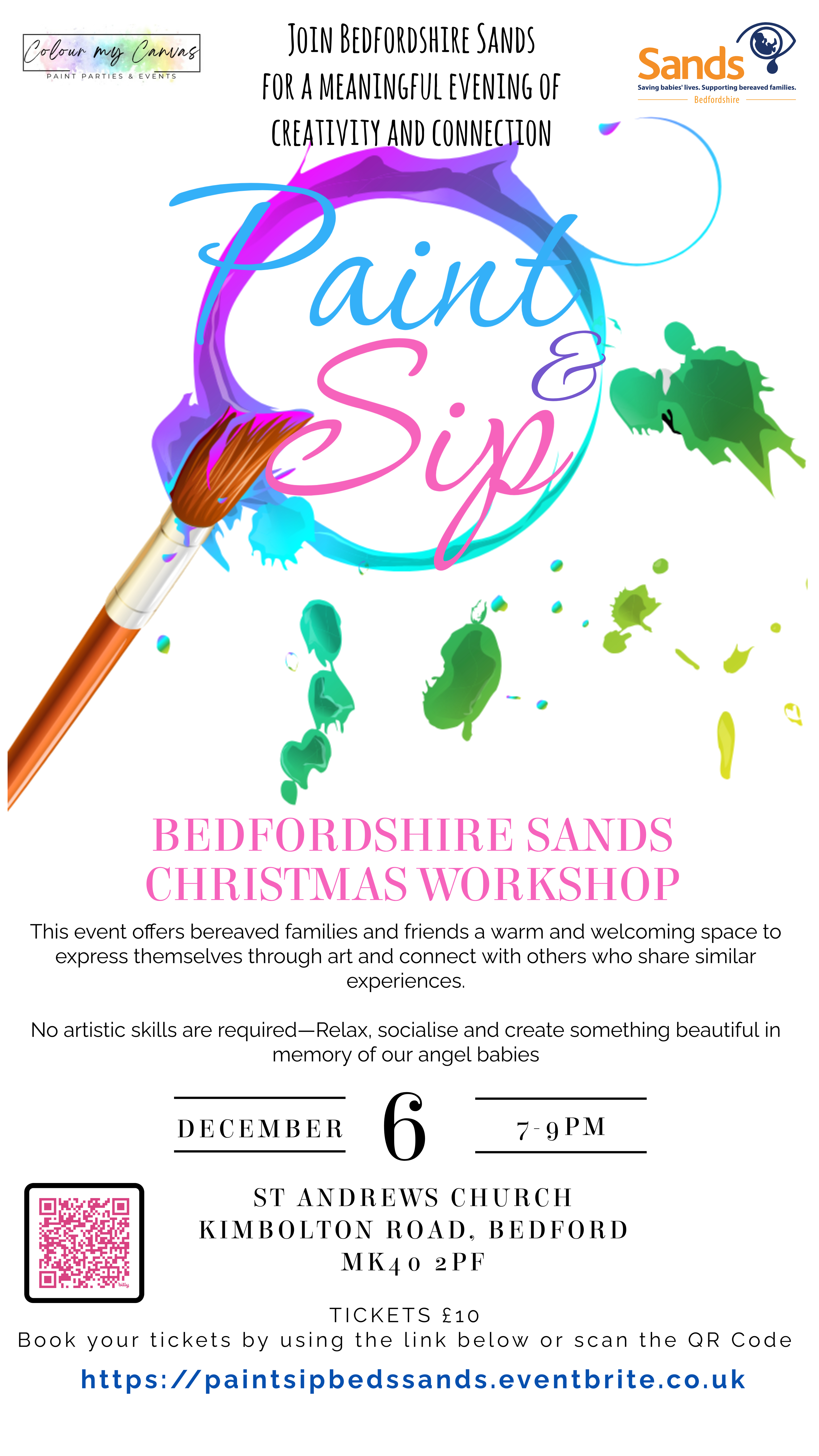 Bedfordshire Sands Paint & Sip Workshop 2024