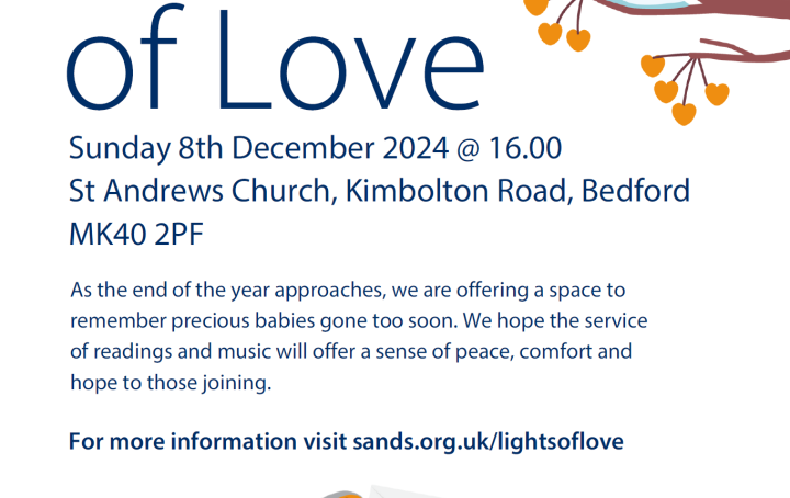 Bedfordshire Sands Lights of Love Remembrance Service 2024